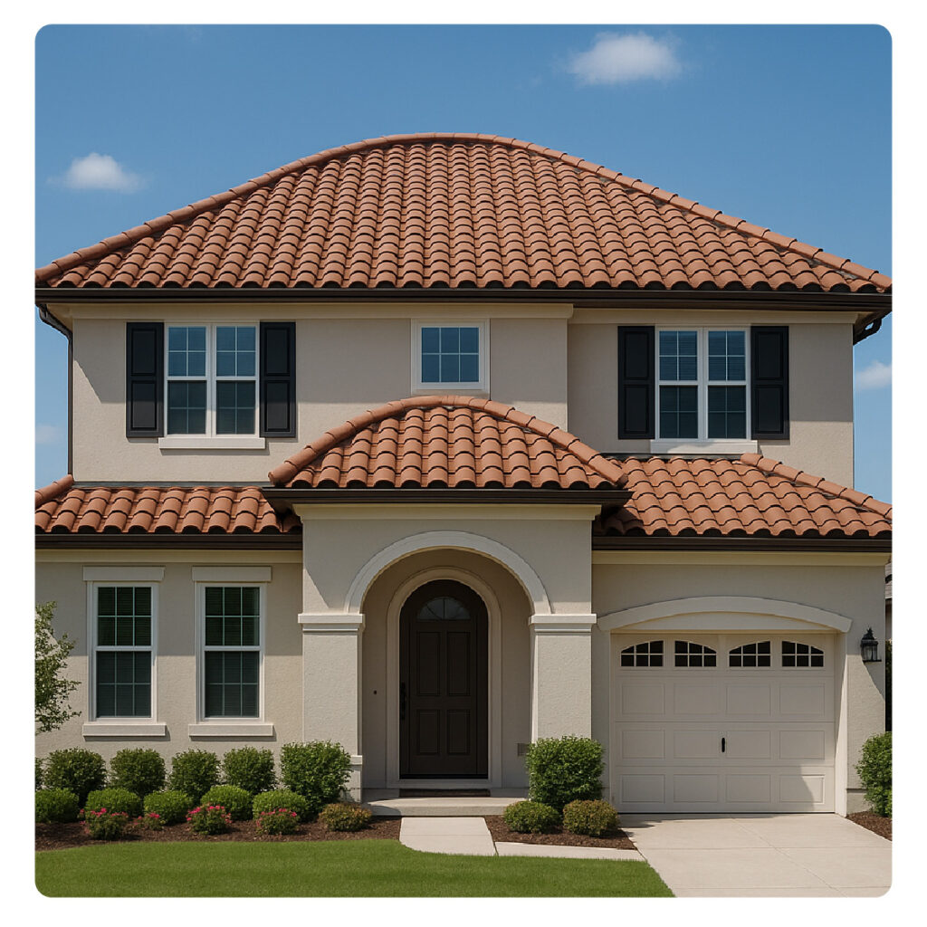 Curved Spanish Barrel Roof