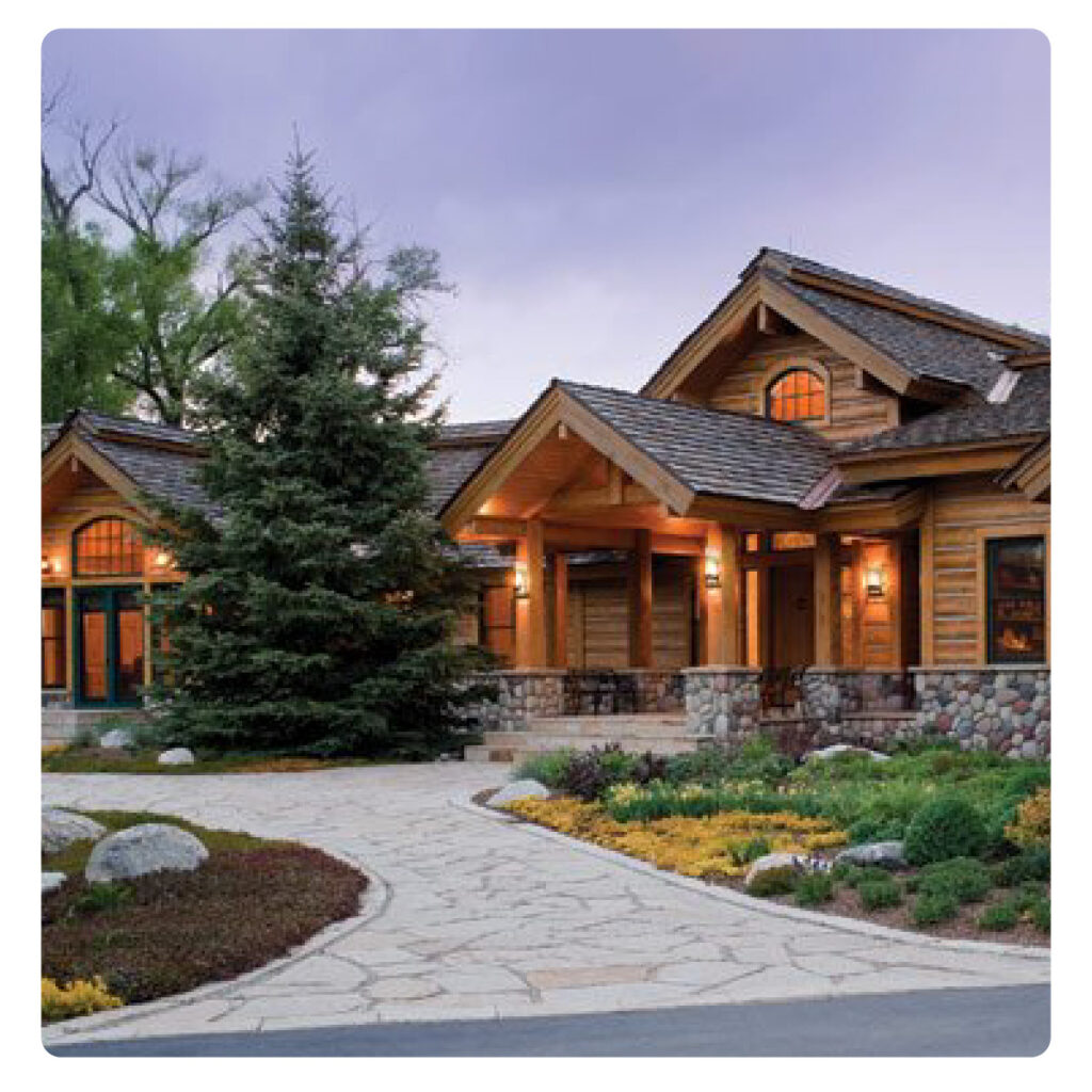Low-Pitched Ranch with Cool Clay Tiles