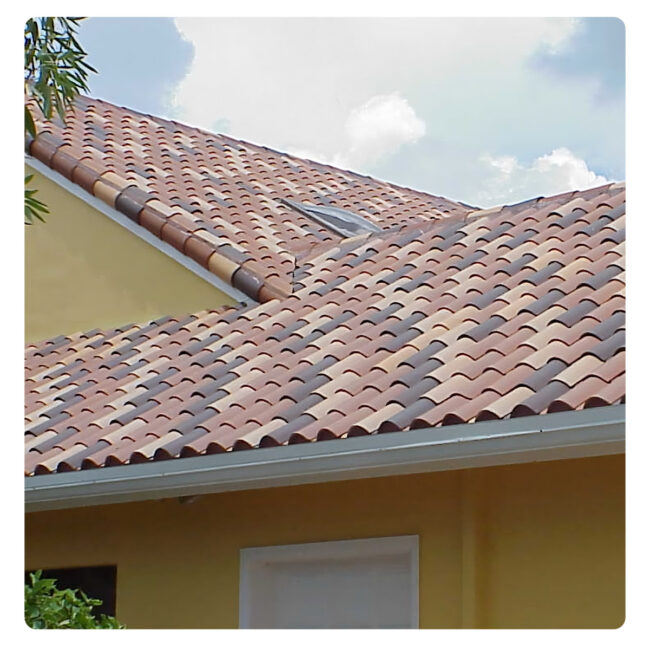 Spanish Clay Tile Roof of Santafé Tile
